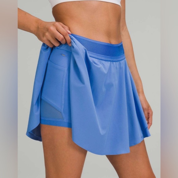 Lululemon Court Rival High-Rise Skirt Blue Nile - Picture 2 of 8